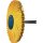 Radialbürstenscheibe Sunburst D.76mm K.80 Gelb 10000min-¹ TYROLIT