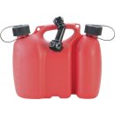 Kraftstoffdoppelkanister PROFI 3+1,5l rot HDPE...