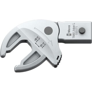 Einsteckwerkzeug 7880 Joker L SW 16-19mm 14x18mm CV-Stahl WERA