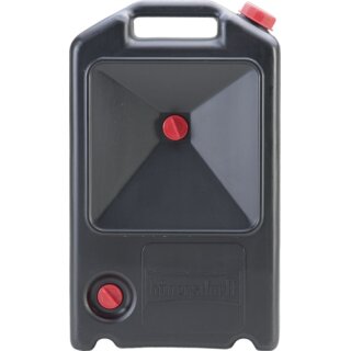 Ölwechselkanister 8l schwarz HDPE L300xB130xH500mm HÜNERSDORFF