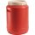 Batteriefass 60l HD-PE reinorange (Deckel hellelfenbein) m.Griffmulden WEMAS
