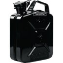 Kraftstoffkanister 5l Schwarz RAL 9005 Stahlbl.0,9...