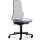 Arbeitsdrehstuhl Neon Rollen o.Polsterelement blau 450-620mm Permanentkontakt