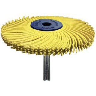 Radialbürstenscheibe Sunburst D.51mm K.80 Gelb 10000min-¹ TYROLIT