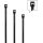 Kabelbinder L.100mm B.2,5mm PA 6.6 schwarz 80N 100St./Btl.