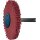 Radialbürstenscheibe Sunburst D.51mm K.220 Rot 10000min-¹ TYROLIT