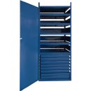 Schrank m.Tür LOGS 145 H1550xB540xT390mm 8 Schubl.5...