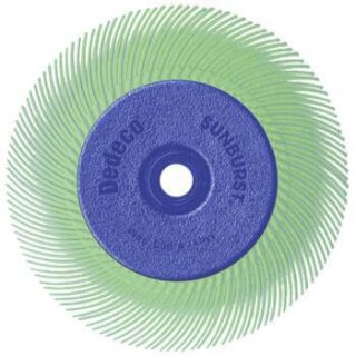 Radialbürste Sunburst Ø152xB149x25,4mm 80 Form DISC RA Alox/Korund TYROLIT