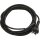 Anschlussleitung H07RN-F 2x1,0mm² 3m Konturenstecker schwarz WEINGÄRTNER