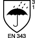 Stretch-Regenjacke LUND Gr.M schwarz NORWAY