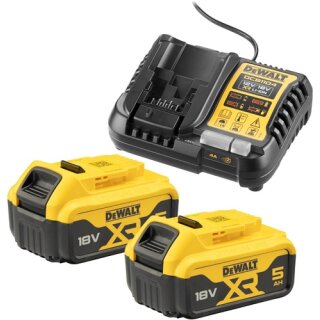 Akku-Starter-Set DCB1104P2 18V 5Ah DEWALT