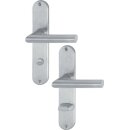 Langschildgarnitur Ams.E1400Z/302 VA F69 SK/OL 78mm HOPPE