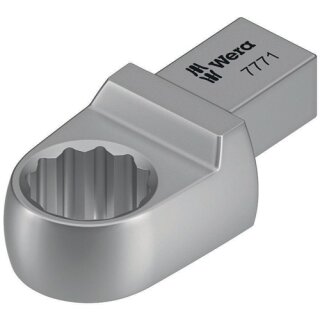 Einsteckringschlüssel 7771 SW 13mm 9x12mm CV-Stahl WERA