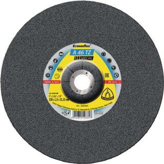 Trennscheibe A 46 TZ Special D230x1,9mm gekr.INOX Bohr.22,23mm KLINGSPOR