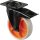 Lenkrolle D.125mm Trgf.100kg m.Festst.Gum.104x80mm hellgrau BS ROLLEN