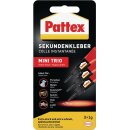 Sekundenkleber Classic MINI-TRIO 3x1g transp.Tube PATTEX