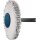 Radialbürstenscheibe Sunburst D.51mm K.120 Weiß 10000min-¹ TYROLIT