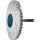 Radialbürstenscheibe Sunburst D.76mm K.120 Weiß 10000min-¹ TYROLIT