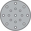 Haftschleifscheibe PS 22 K GLS 51 150mm K.40 f.HO/Metall Korund