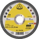 Trennscheibe A 60N Supra D125x1mm ger.Alu.Bohr.22,23mm...