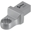 Einsteckringschlüssel 7771 SW 8mm 9x12mm CV-Stahl WERA