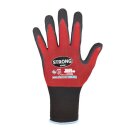 Handschuhe PRECISOR Gr.8 rot/schwarz EN 420,EN 388 PSA II STRONGHAND