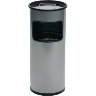 Kombiascher Ø260xH620 silber Stahlbl.DURABLE