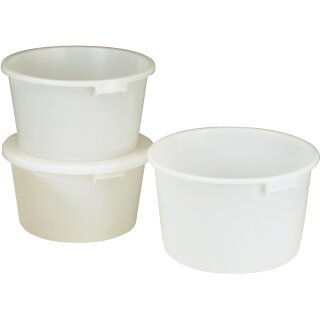 Bottich 85l HD-Polyethylen weiß m.Griffmulden D.628mm H.385mm CRAEMER
