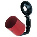 Wandascher Ø90xH100mm rot m.Kippvorrichtung TKG