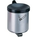 Wandascher Ø90xH100mm neusilber m.Kippvorrichtung TKG