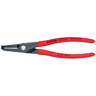 Przisionssicherungsringzange J 31 f.Bohrungen D.40-100mm L.210mm KNIPEX