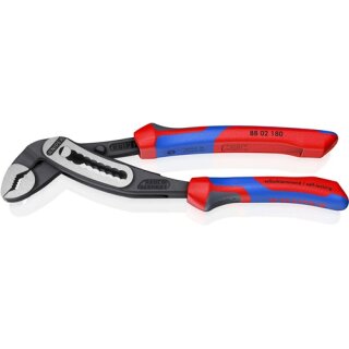 Wasserpumpenzange Alligator® L.180mm Spann-W.36mm pol.Mehrkomp.-Hüllen KNIPEX