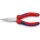 Flachrundzange L.140mm flach/rund ger.Mehrkomp.-Hüllen KNIPEX