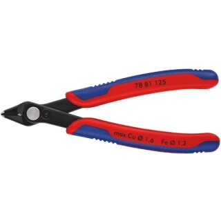 Elektronik-Seitenschneider Super-Knips® L.125mm Form 8 Facette ja,kl.brün.