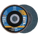 Fächerschleifscheibe D.125mm K.60 fl.VA (INOX) ZK Z...