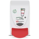 Spender Hauptpflege H233xB115xT130ca.mm 1l weiß/rot...