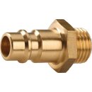 Stecknippel MS blk Stecker DN 7,2 AG G 1/4 Zoll TECWERK
