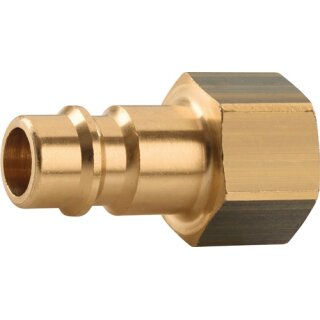 Stecknippel MS blk Stecker DN 7,2 IG G 1/4 Zoll TECWERK