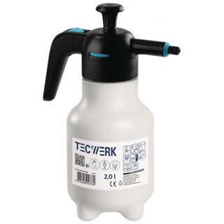Drucksprüher 2l FPM Dichtung,Kunststoff-Düse TECWERK