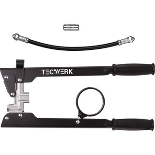Zweihandfettpresse f.500g Schraubkartuschen Set TECWERK