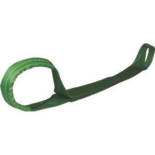 Hebeband DIN EN 1492-1 L.2m grün Tragf.einf.2000kg TECWERK