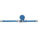 Zurrgurt DIN12195-2 L.4m B.25mm m.Ratsche+Flachhaken...