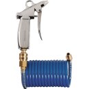 Spiralschlauch-Pistolen-Set ID 6mm AD 8mm L.2,5m blau...