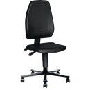 Arbeitsdrehstuhl Rl.Integralschaum schwarz 440-620mm TECWERK