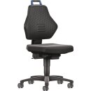 Arbeitsdrehstuhl Rl.Supertec schwarz Grifffarbe blau...