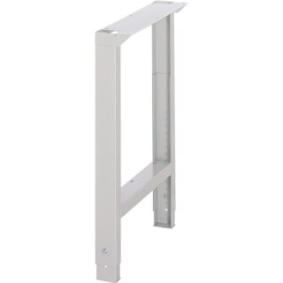Werkbankfuß BK 650 verstellb.H750-1100xB70/120mm lichtgrau TECWERK