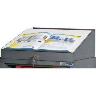Pultaufsatz H272/91xB500xT500mm grau TECWERK