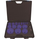 Lochsägensatz 17-tlg.19-114mm Schnitt-T.38mm HSS-Co8...