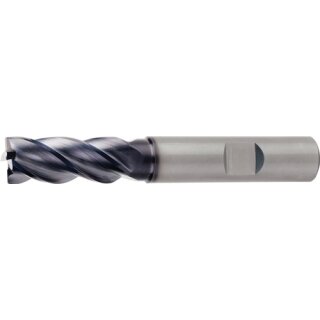 Schaftfräser DIN 6527L Typ UNI HPC D.8mm VHM TiAlN HB Z.4 lang TECWERK