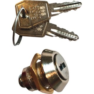 Zylinderschl.m.zwei Schlüsseln f.Werkstattwagen m.4 Schubl.TECWERK